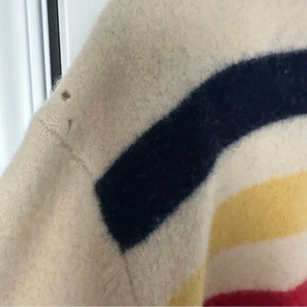 Ralph Laurent Vintage Hudson Bay Company 100% Wool Hoodie - Picture 4 of 9